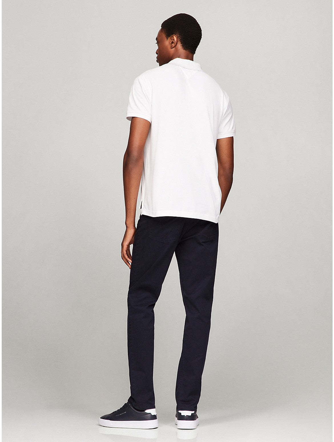 Tothtmmy Hilfigthter Men's Under Collar Tipped Regular Fit Polo