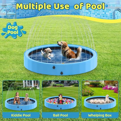 Foldable Pool with Sprinkler