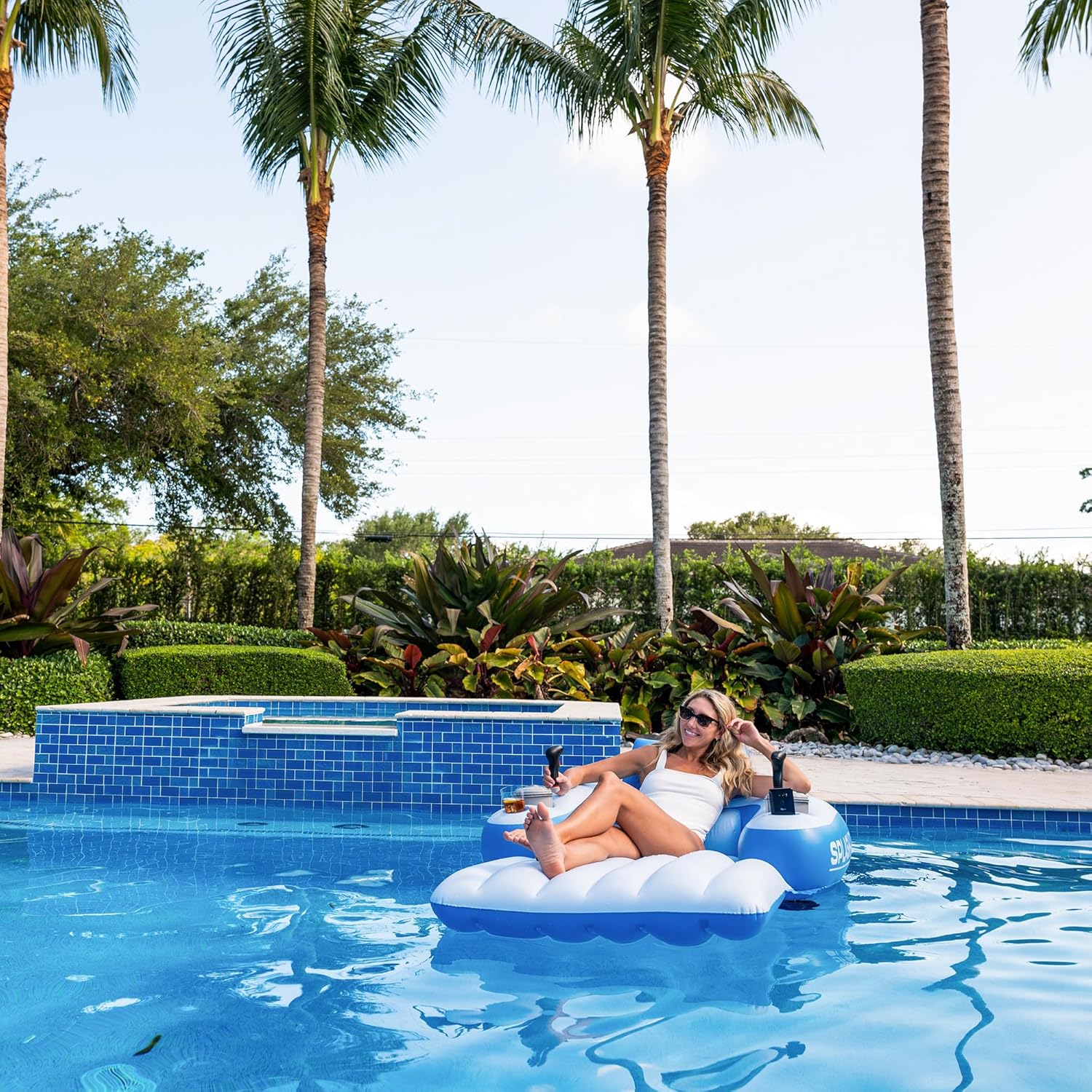 PoolCandy Splash Runner Motorized Pool Lounger