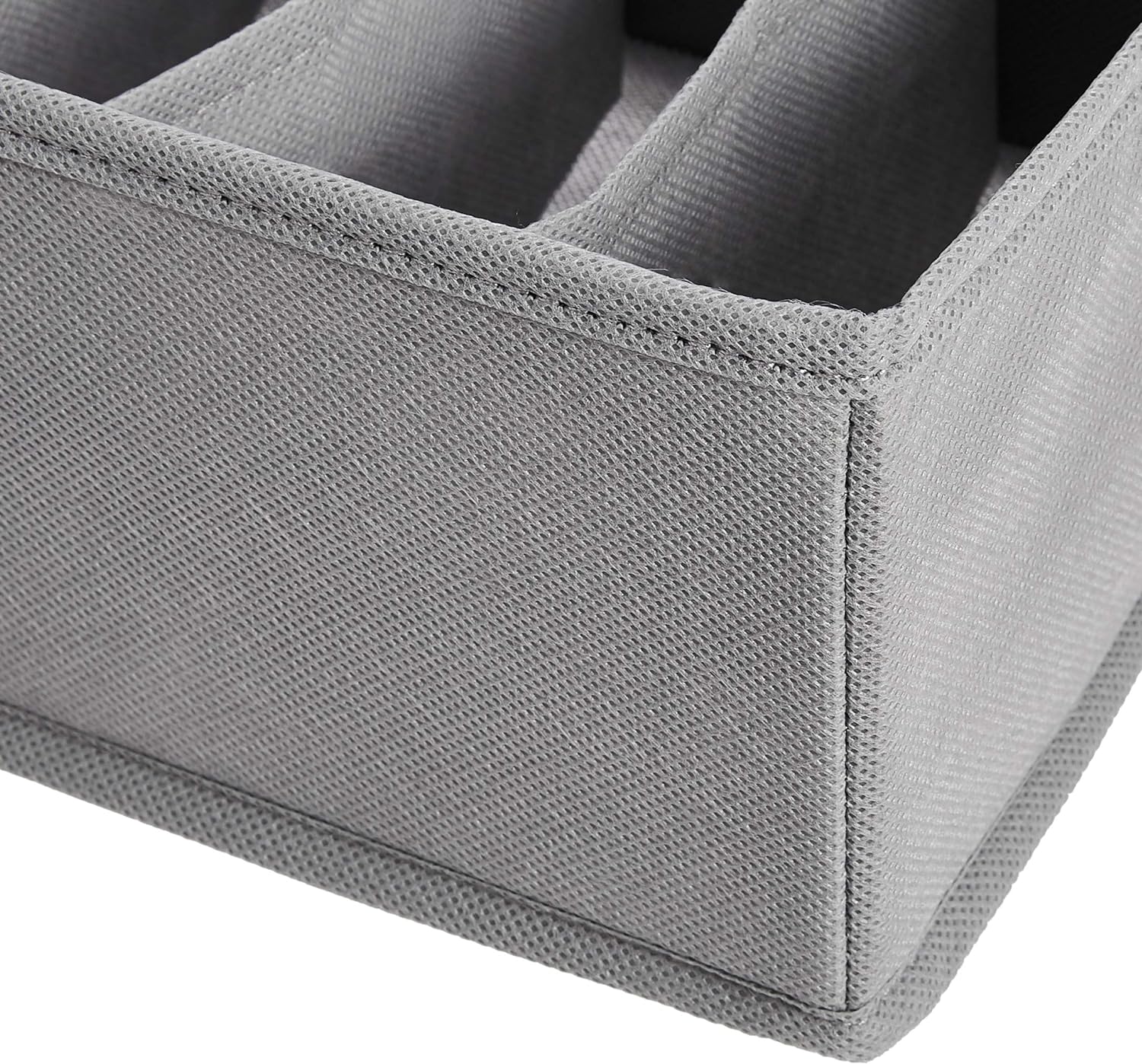 Underwear Dresser Drawer Organizers, Pack of 2, Gray