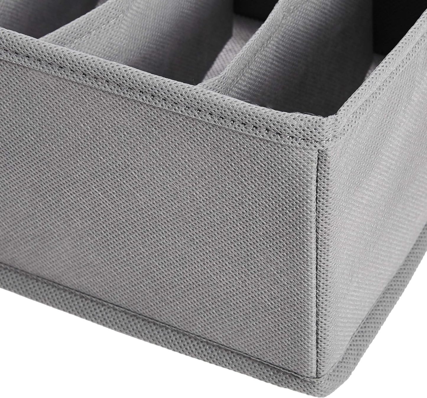 Underwear Dresser Drawer Organizers, Pack of 2, Gray