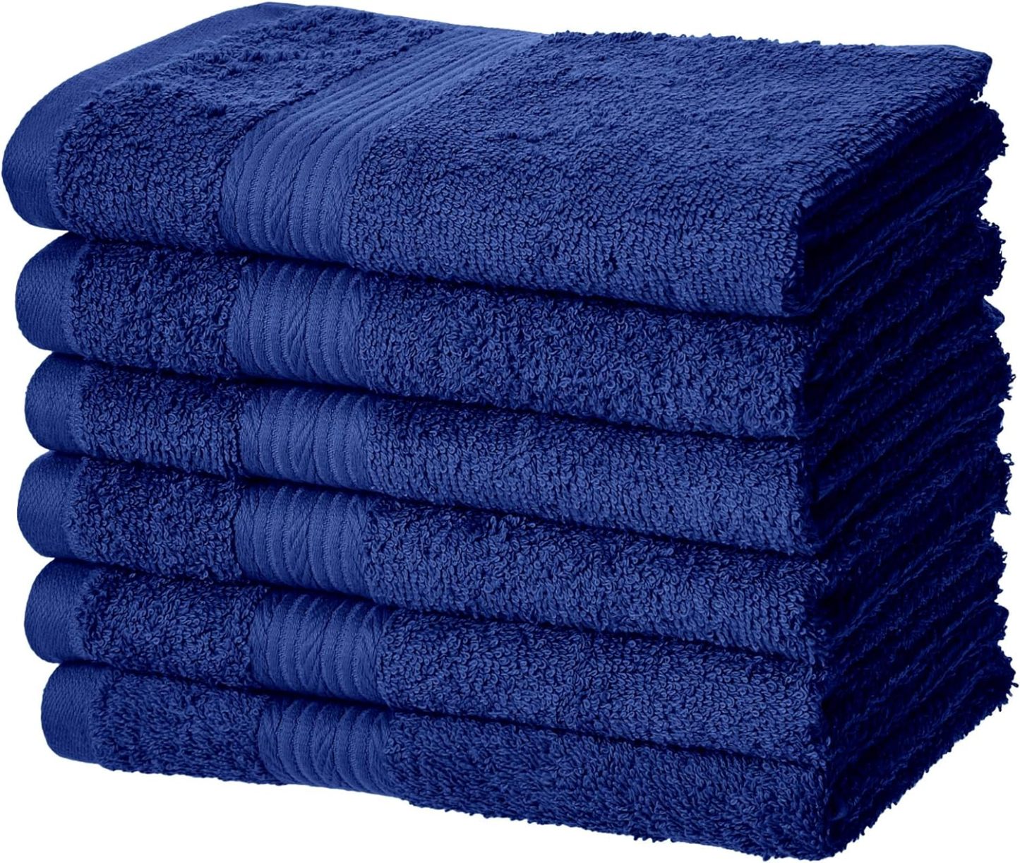Fade-Resistant Cotton Washcloth - 12-Pack, Black