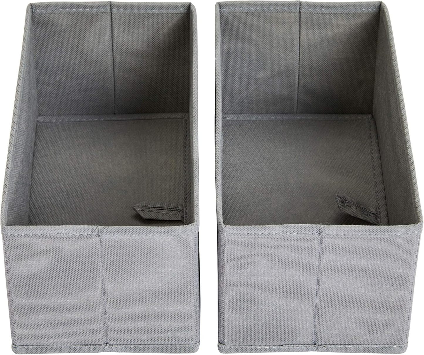 Underwear Dresser Drawer Organizers, Pack of 2, Gray