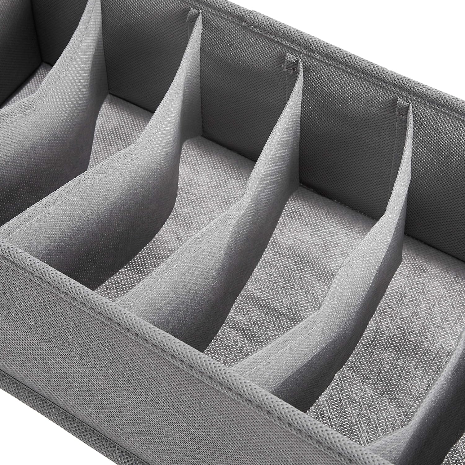 Underwear Dresser Drawer Organizers, Pack of 2, Gray
