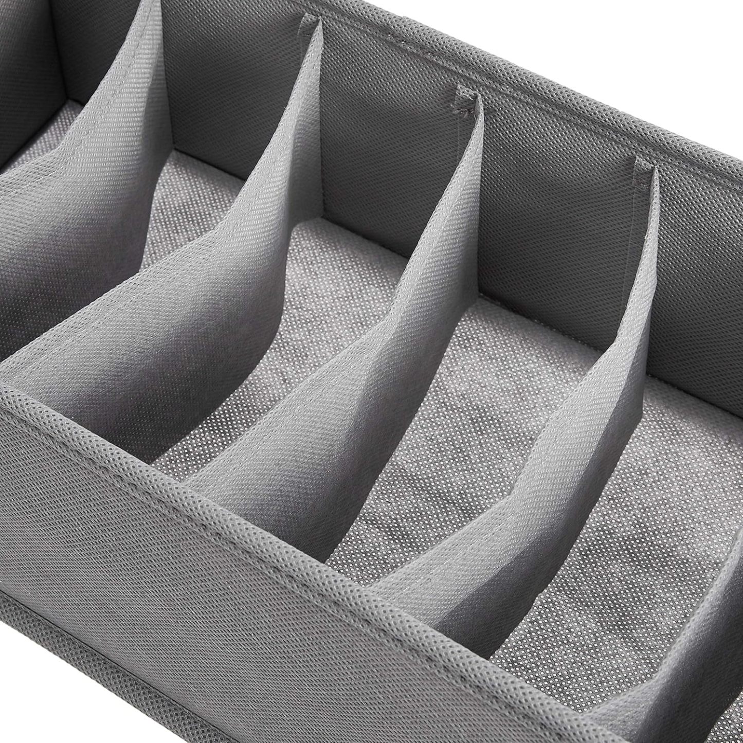 Underwear Dresser Drawer Organizers, Pack of 2, Gray