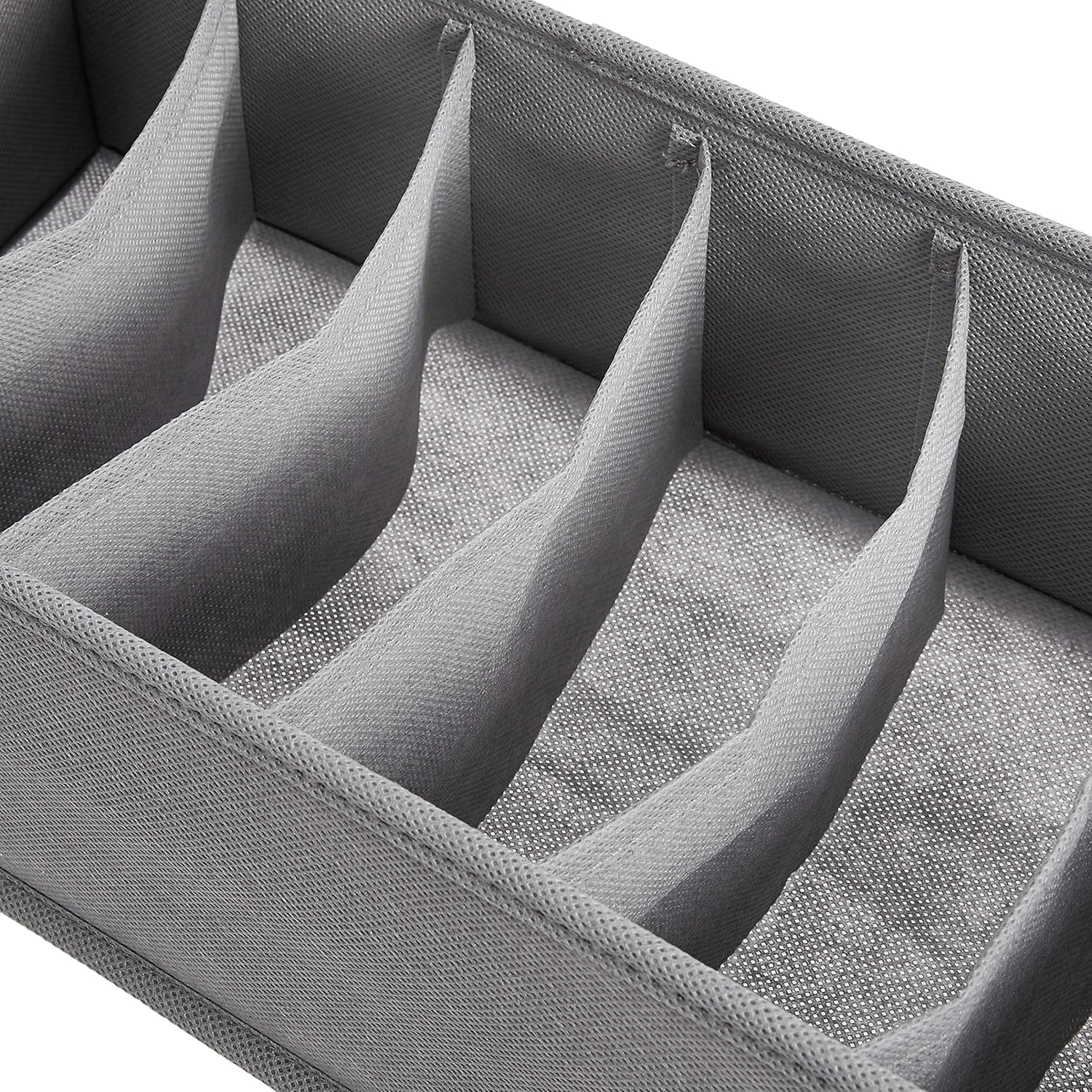Underwear Dresser Drawer Organizers, Pack of 2, Gray