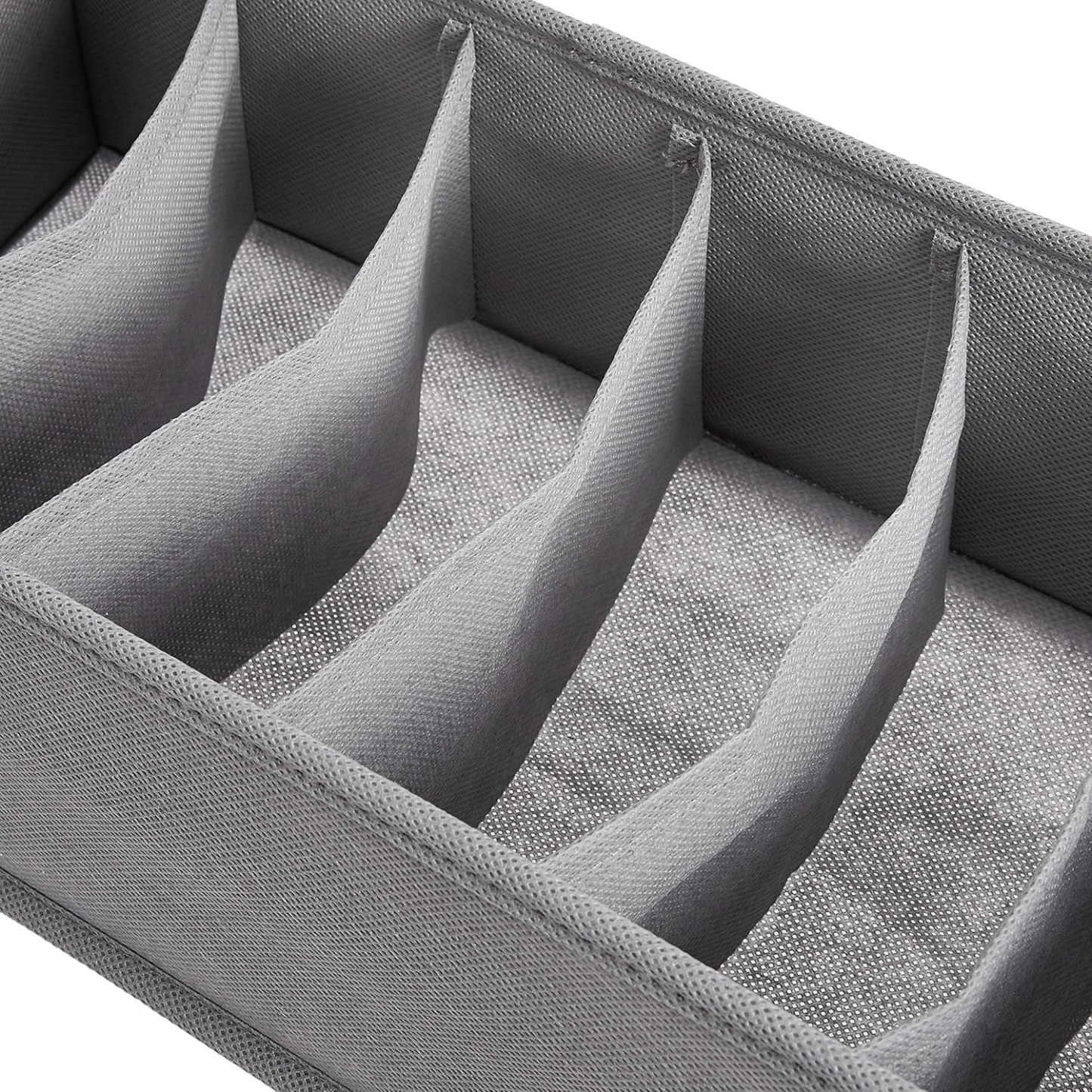 Underwear Dresser Drawer Organizers, Pack of 2, Gray