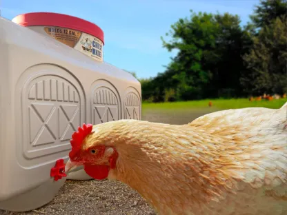 OvethtrEZ Farmhouse large Chicken Coop With Feeder And Waterer