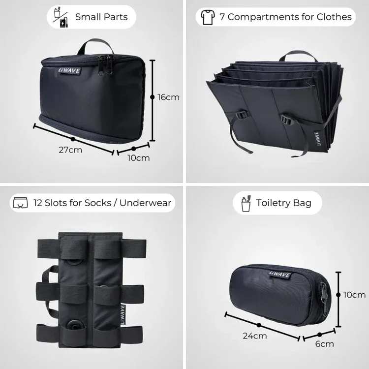 LiWAVE Premium Modular Backpack for every Occasion