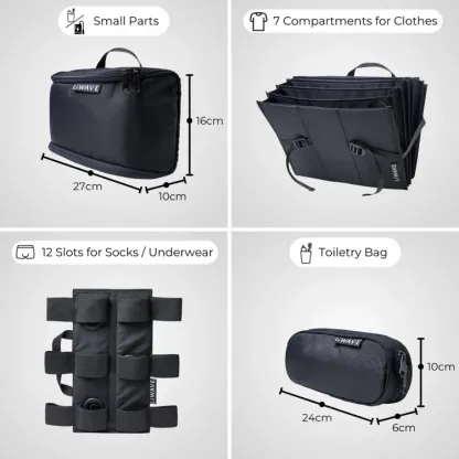 LiWAVE Premium Modular Backpack for every Occasion