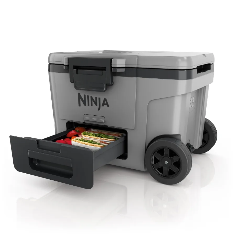 Ninja FrostVault 45qt Wheeled Cooler with Dry Zone