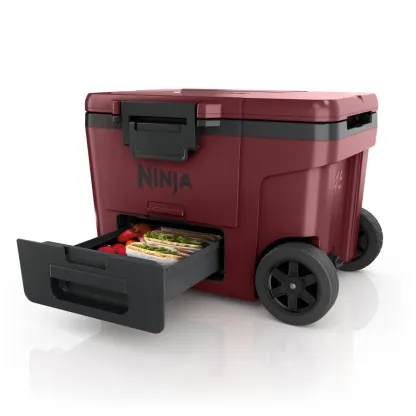 Ninja FrostVault 45qt Wheeled Cooler with Dry Zone