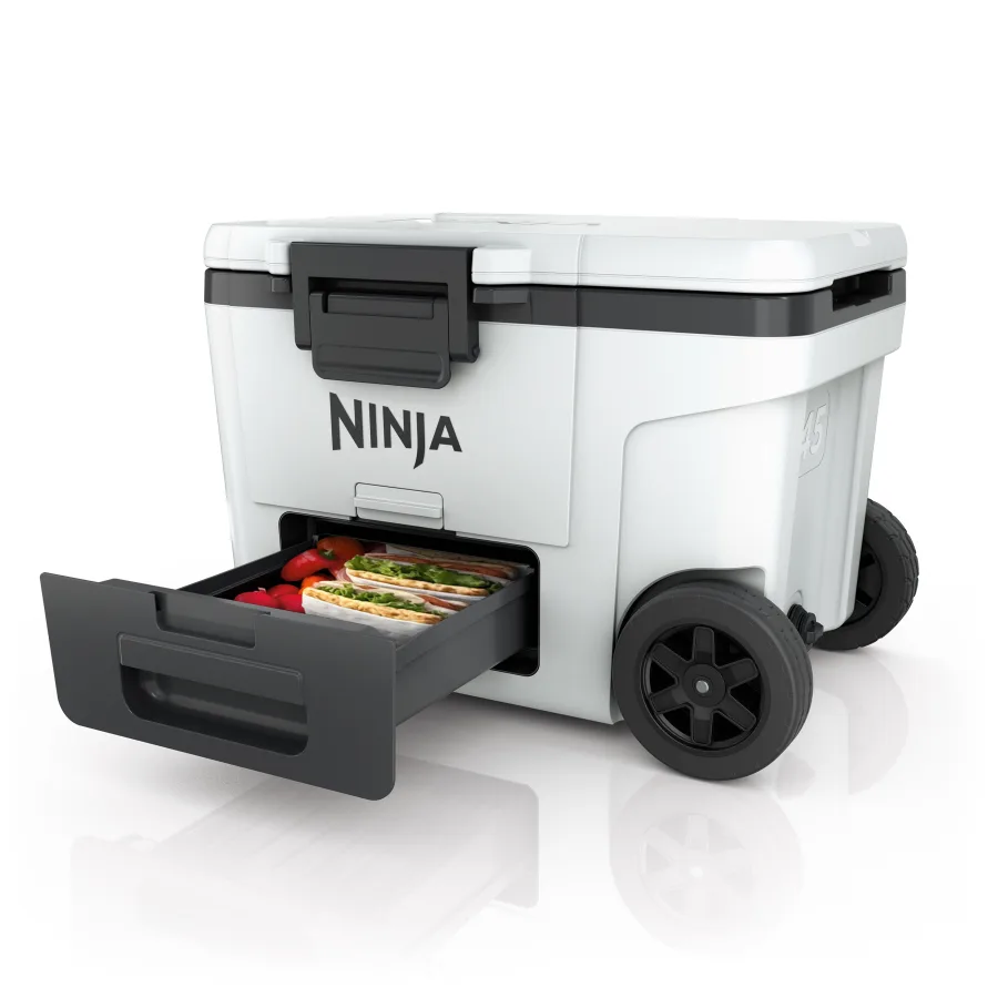 Ninja FrostVault 45qt Wheeled Cooler with Dry Zone