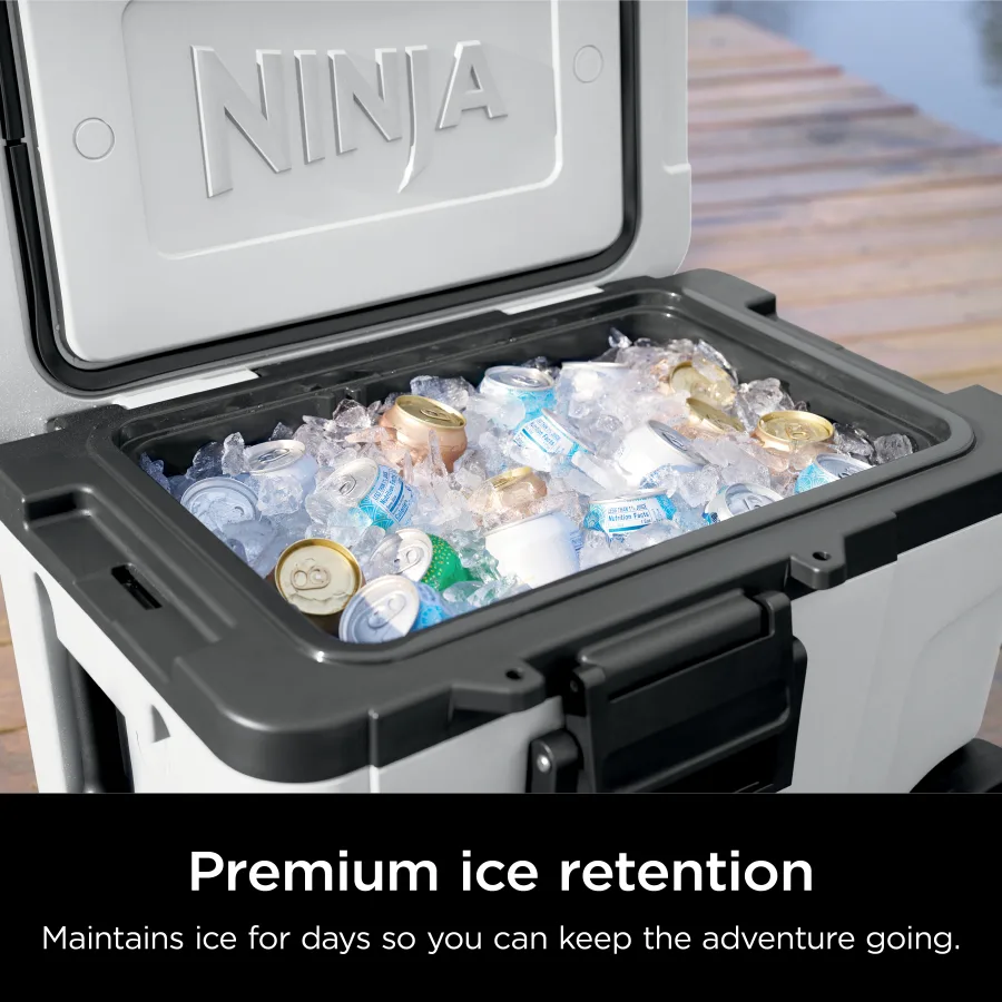 Ninja FrostVault 45qt Wheeled Cooler with Dry Zone