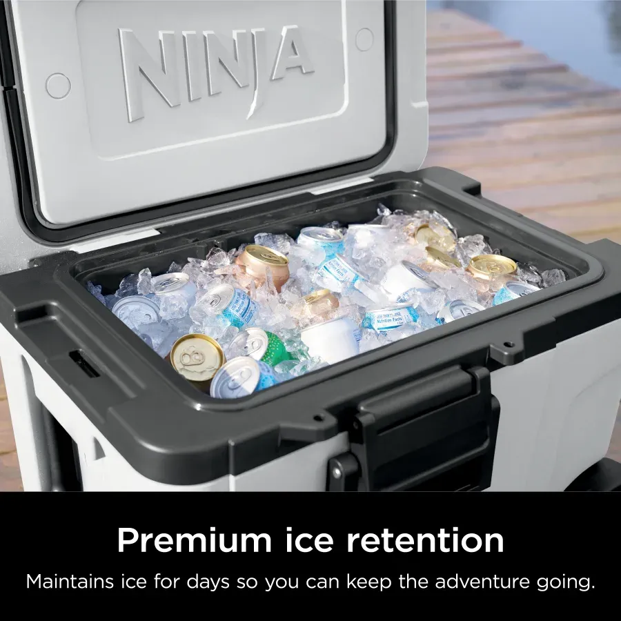 Ninja FrostVault 45qt Wheeled Cooler with Dry Zone