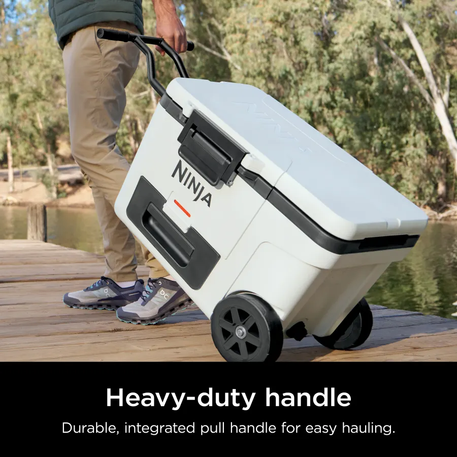 Ninja FrostVault 45qt Wheeled Cooler with Dry Zone