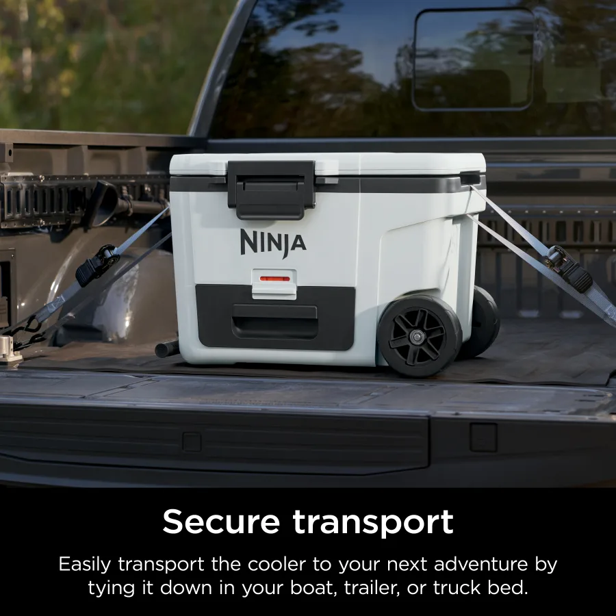 Ninja FrostVault 45qt Wheeled Cooler with Dry Zone