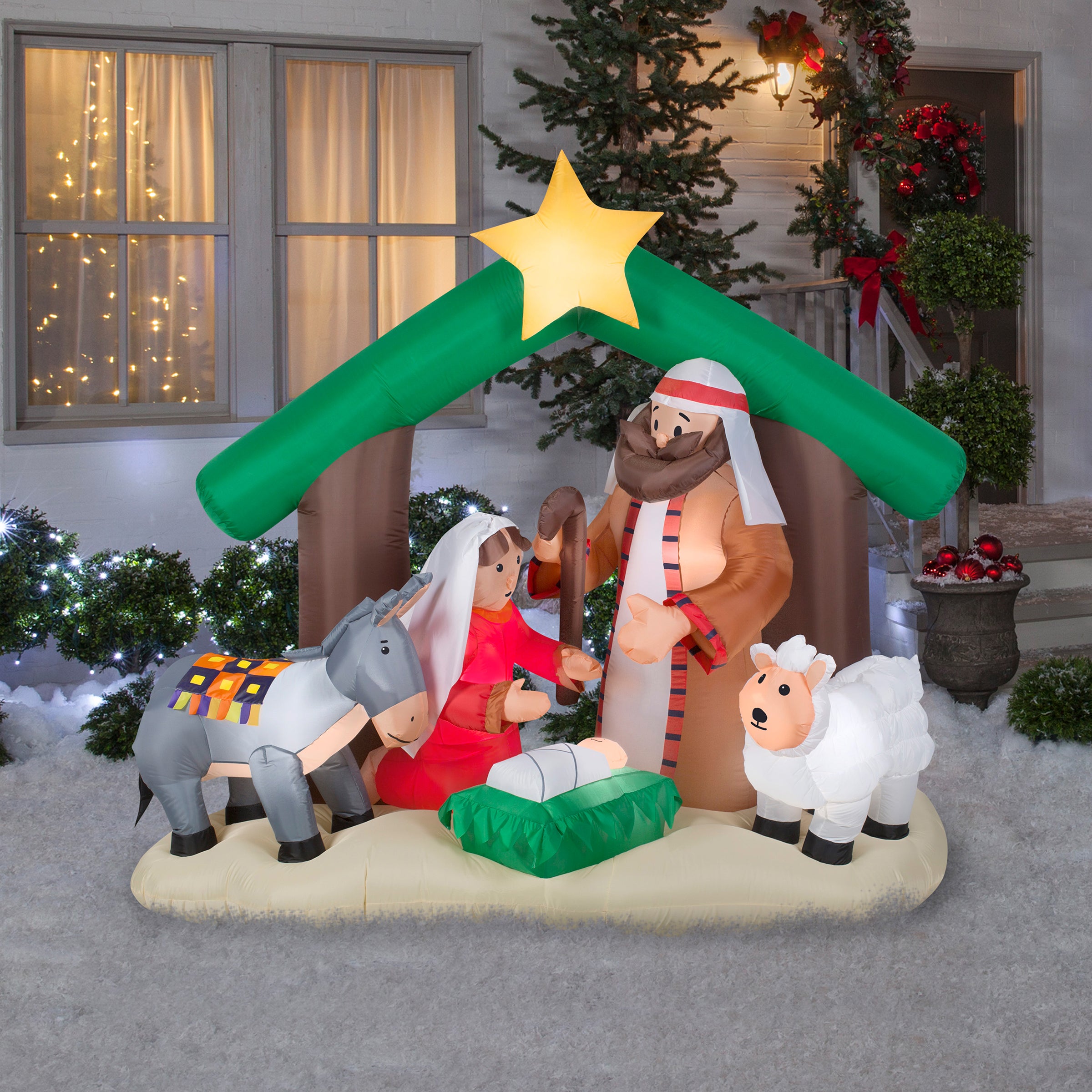 7 ft. Inflatable Nativity Scene