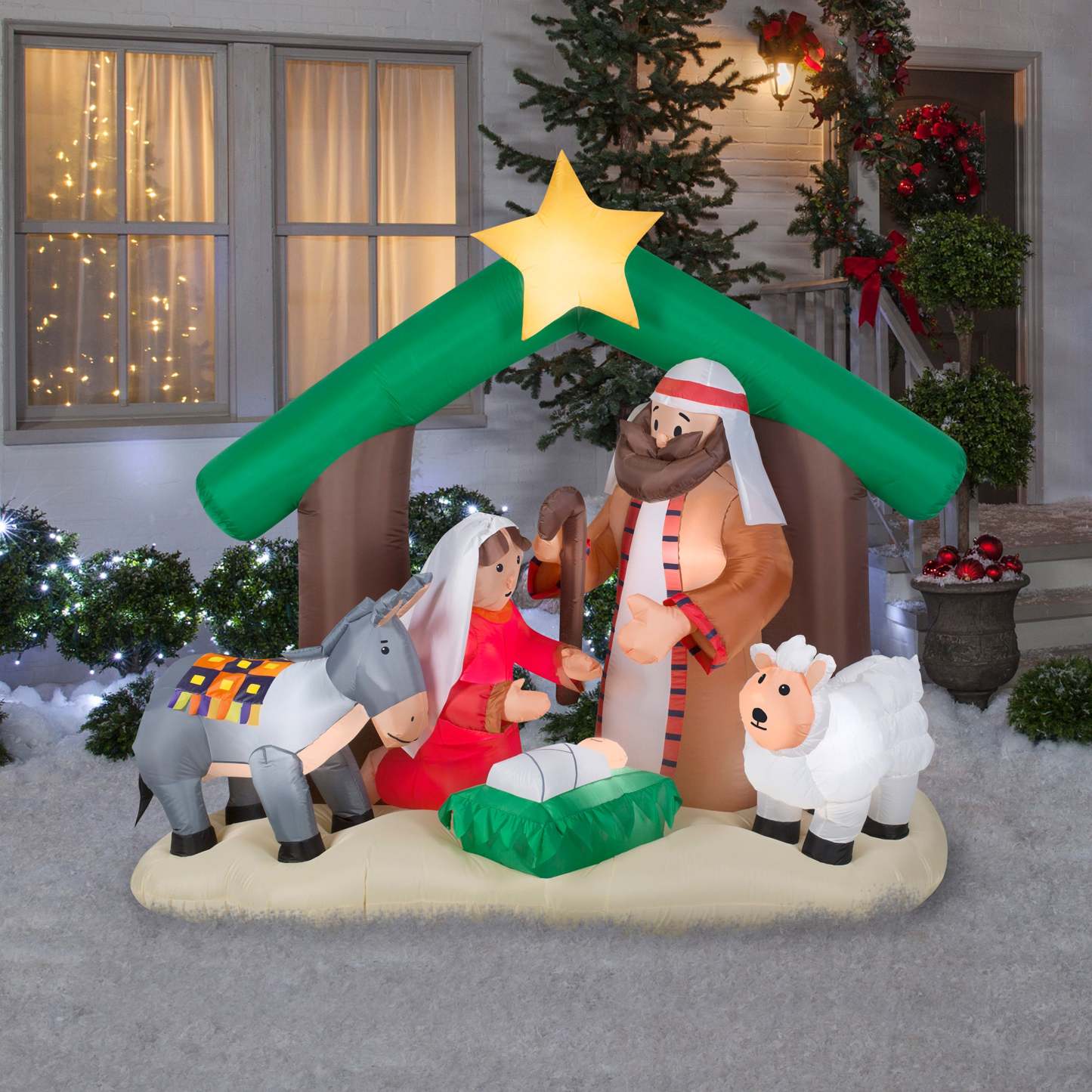 7 ft. Inflatable Nativity Scene