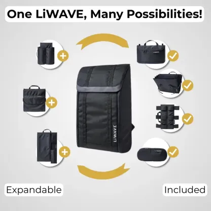 LiWAVE Premium Modular Backpack for every Occasion
