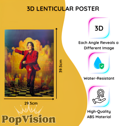 King of the Pop 3D Poster