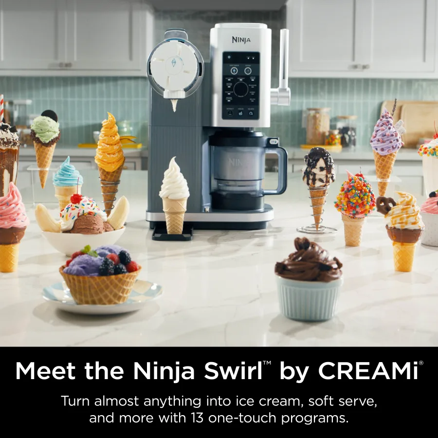 【🎁Limit Discounts】Nthtinja Swirl™ by CREthtAMi® Soft Serve & Ice Cream Machine