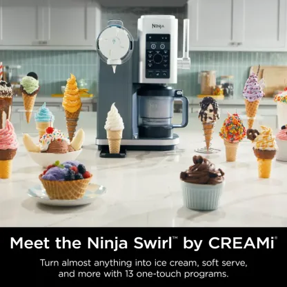 【🎁Limit Discounts】Nthtinja Swirl™ by CREthtAMi® Soft Serve & Ice Cream Machine