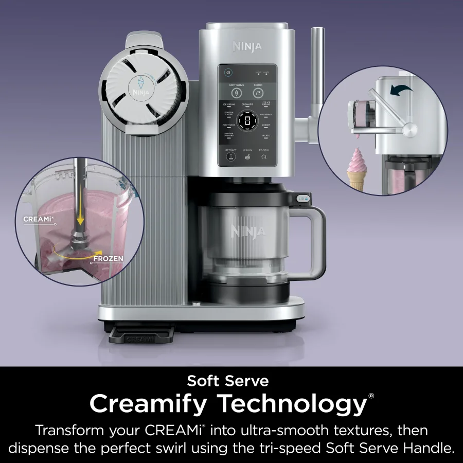 【🎁Limit Discounts】Nthtinja Swirl™ by CREthtAMi® Soft Serve & Ice Cream Machine