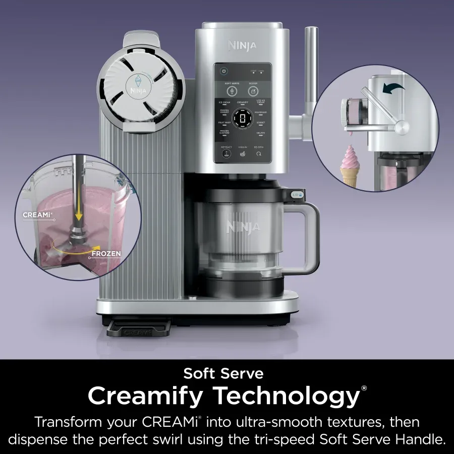 【🎁Limit Discounts】Nthtinja Swirl™ by CREthtAMi® Soft Serve & Ice Cream Machine