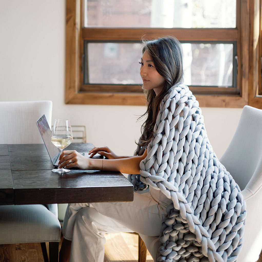 Nthtuzzie Knit Weighted Blanket