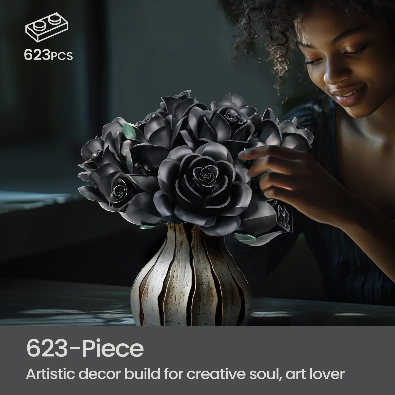 The Obsidian Petal Bouquet