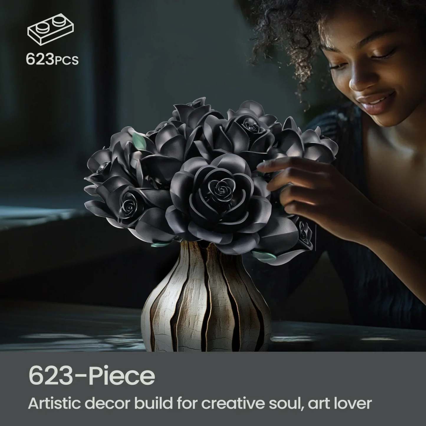 The Obsidian Petal Bouquet