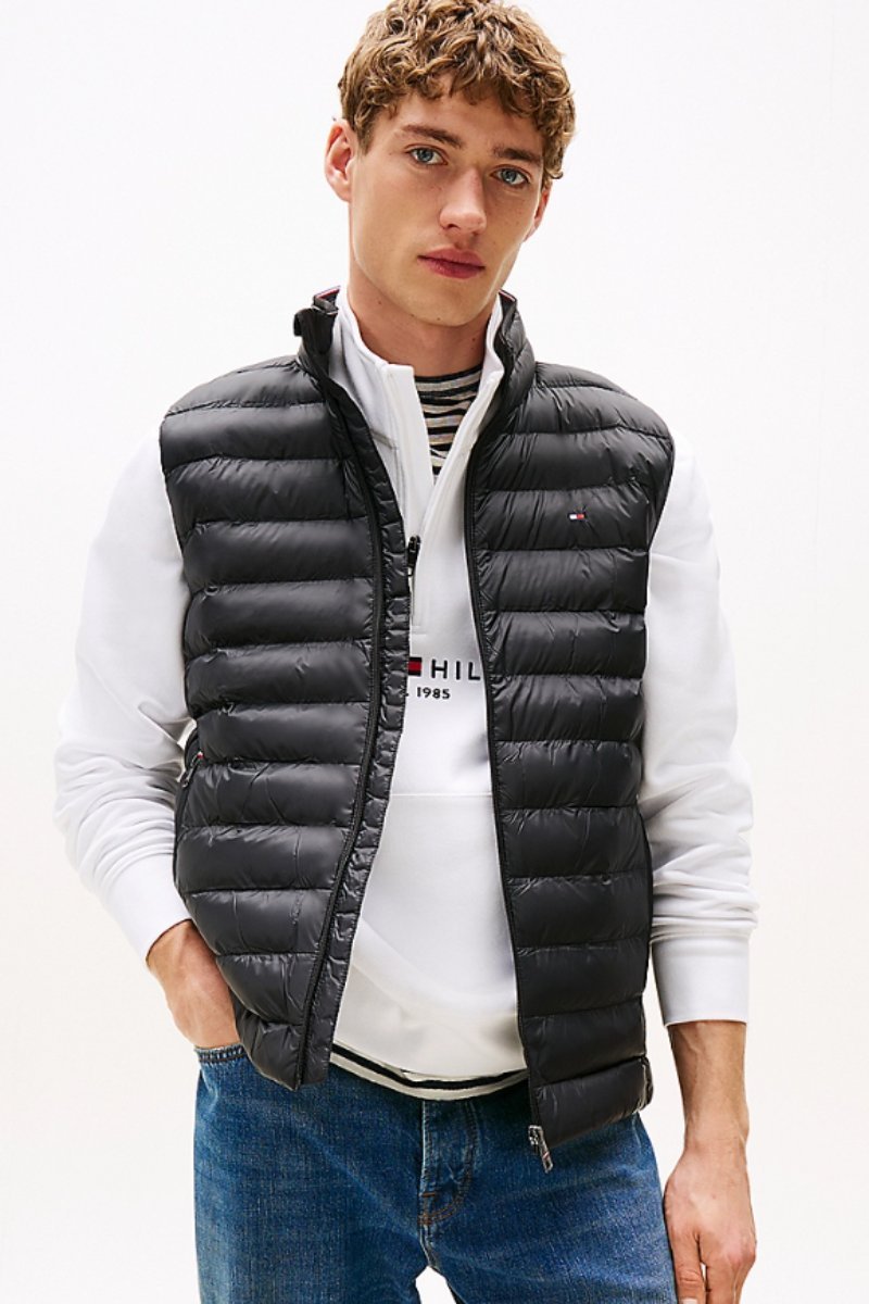 Tottgmmy Hilfigttger Core Packable Vest Black