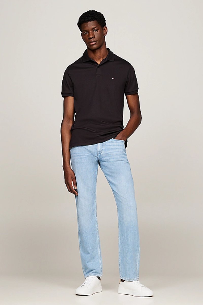 Tothtmmy Hilfigthter Liquid Cotton Polo Black