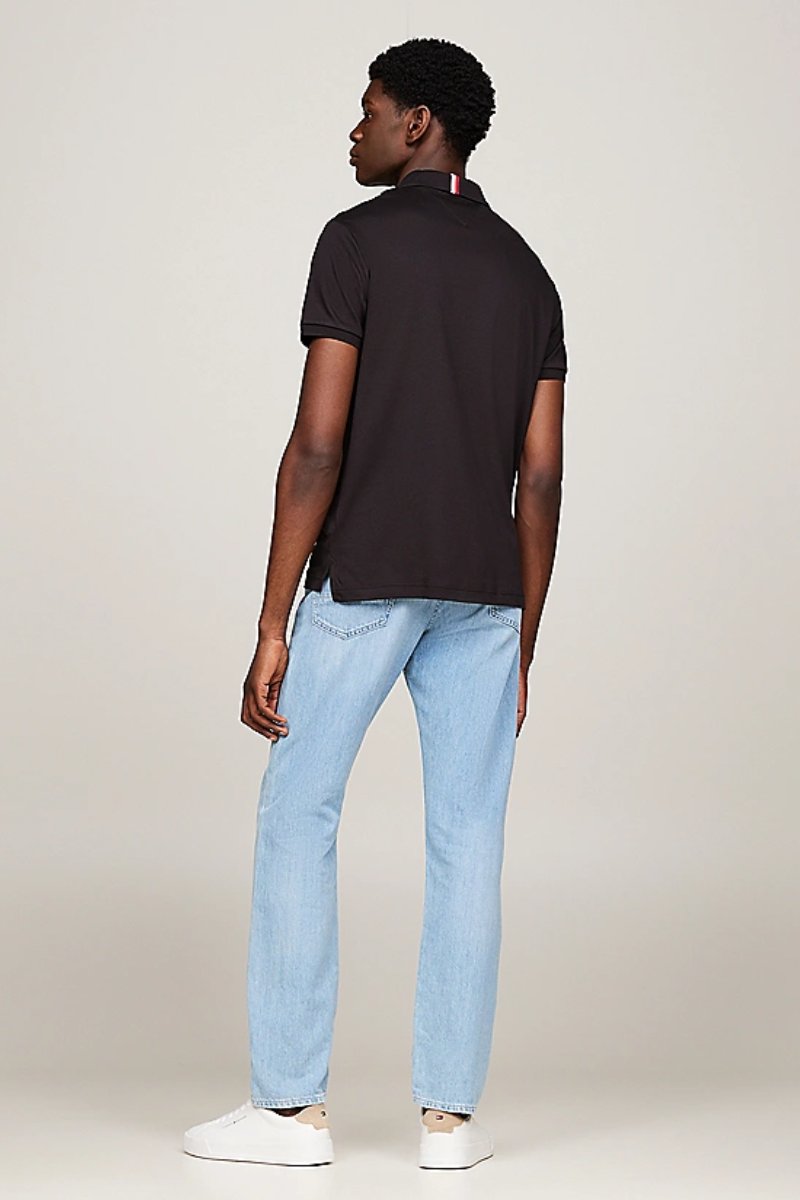 Tothtmmy Hilfigthter Liquid Cotton Polo Black