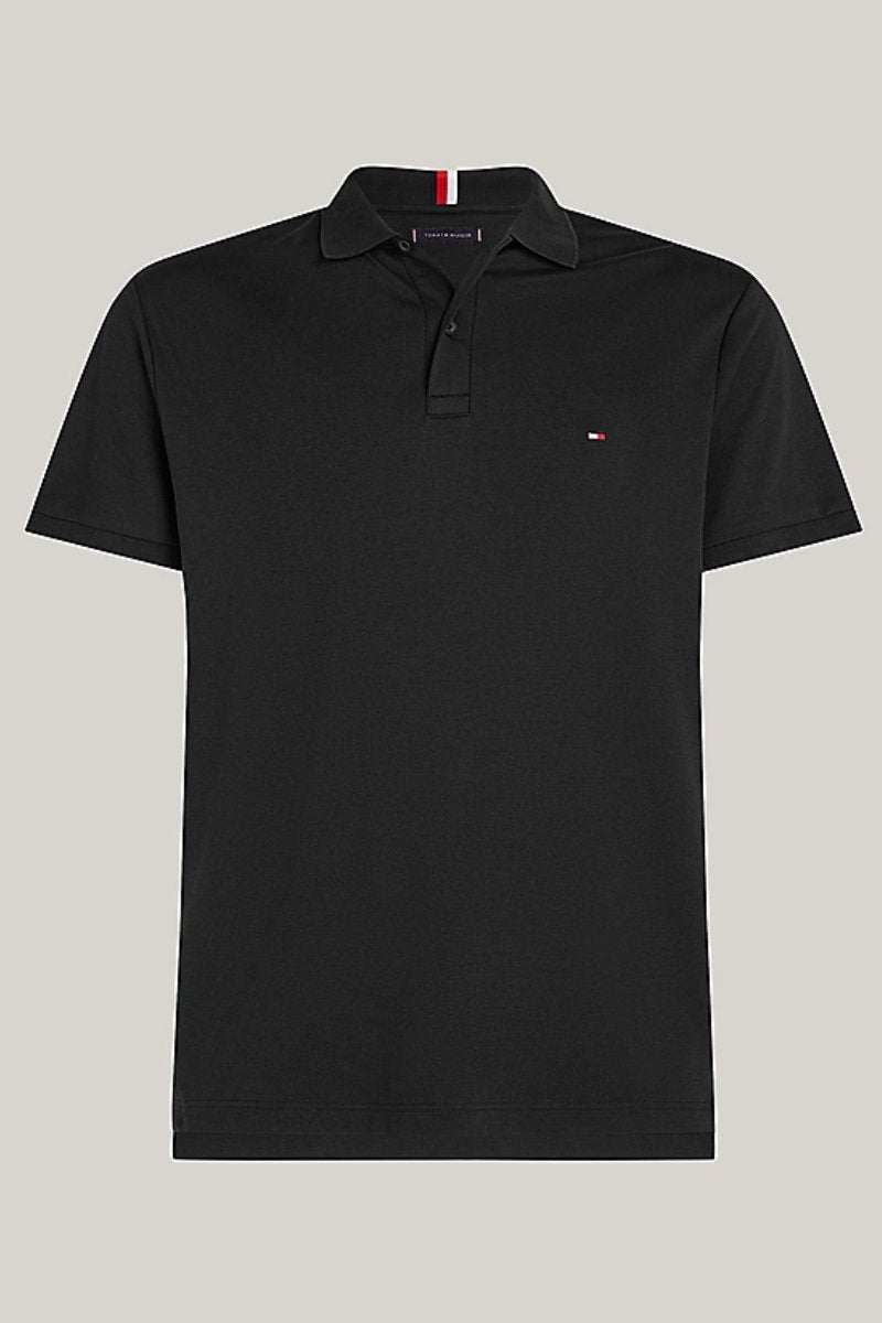 Tothtmmy Hilfigthter Liquid Cotton Polo Black