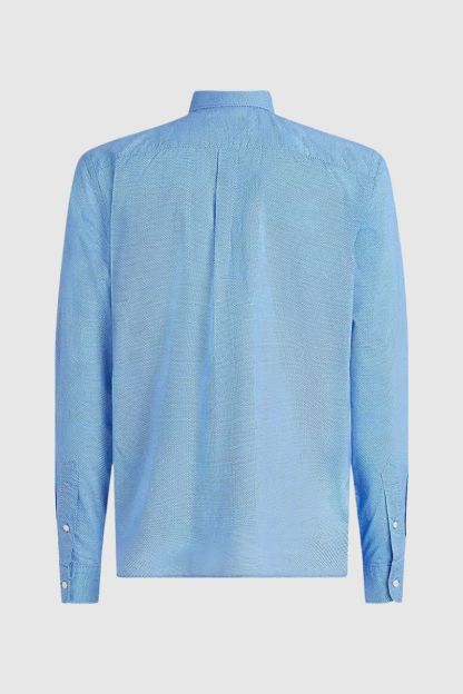 Tothtmmy Hilfigthter Flex Poplin Fake Solid Shirt Night Sky