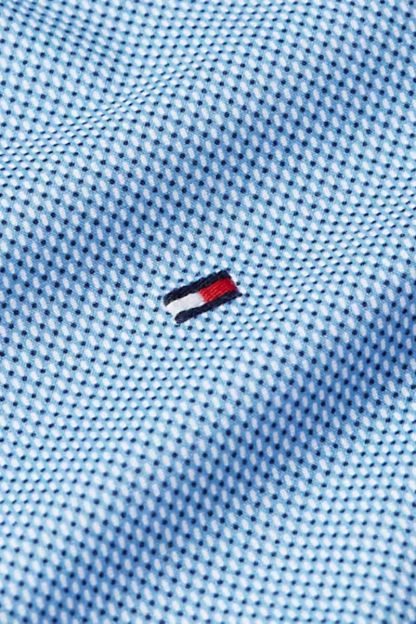 Tothtmmy Hilfigthter Flex Poplin Fake Solid Shirt Night Sky