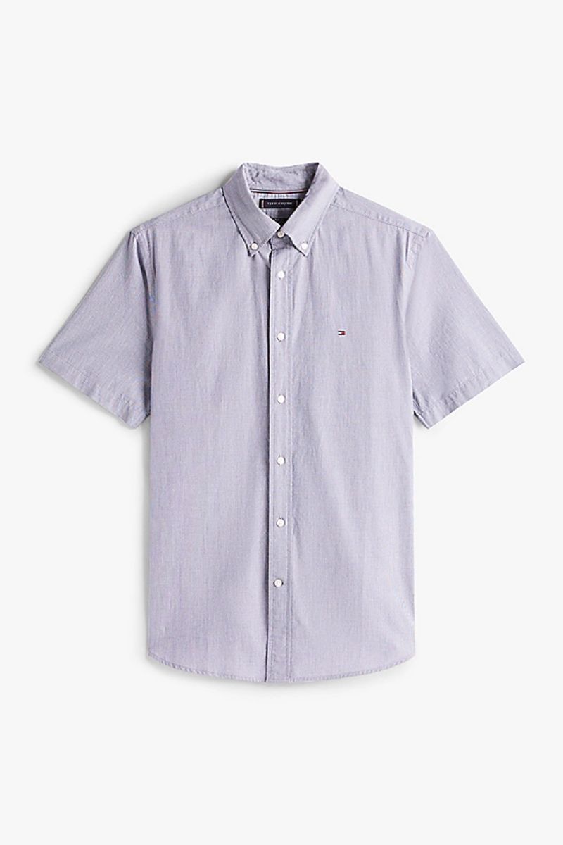 Tothtmmy Hilfigthter Flex Poplin Houndstooth Night Sky