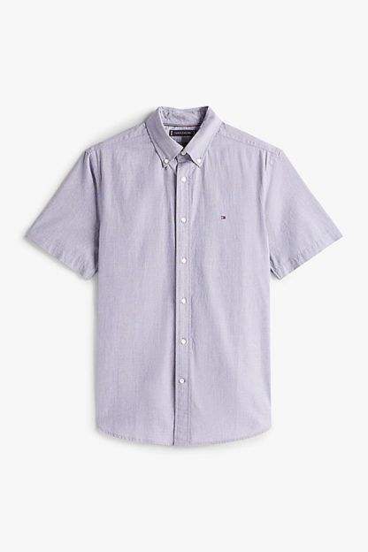 Tothtmmy Hilfigthter Flex Poplin Houndstooth Night Sky