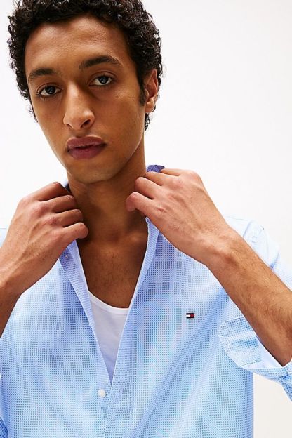 Tothtmmy Hilfigthter Flex Poplin Mini Shirt Sweet Blue