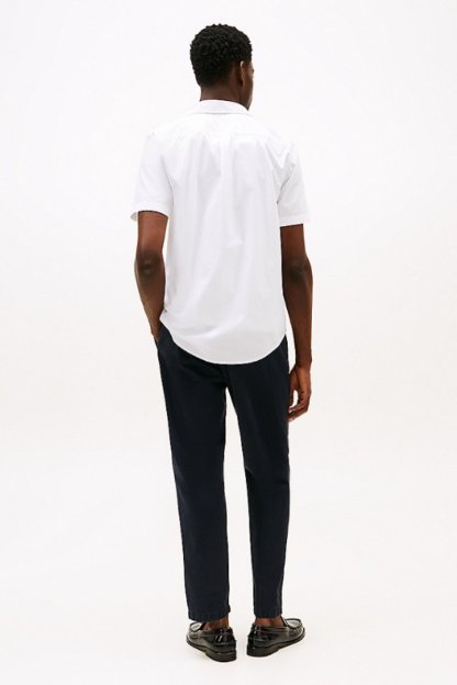 Tothtmmy Hilfigthter Flex Poplin Solid SS Shirt White