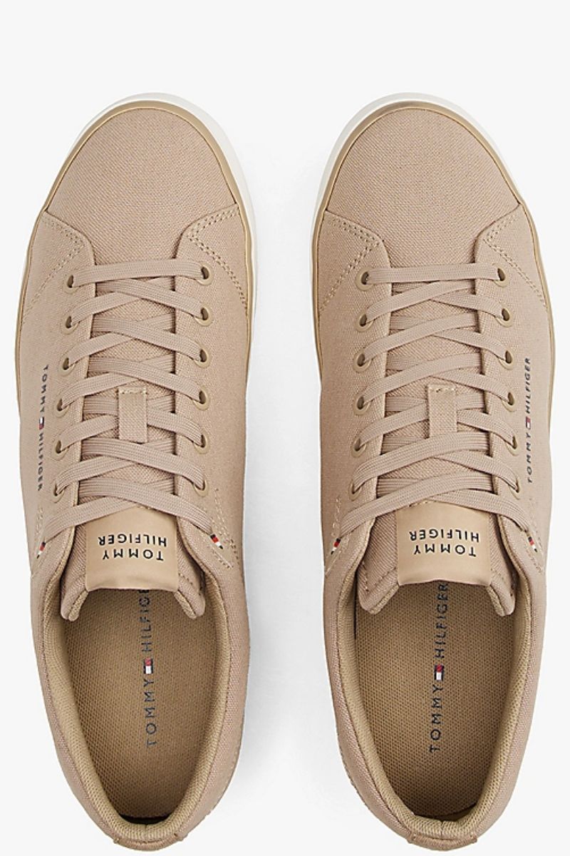 Tothtmmy Hilfigthter 5396 Hi Vulc Canvas Beige