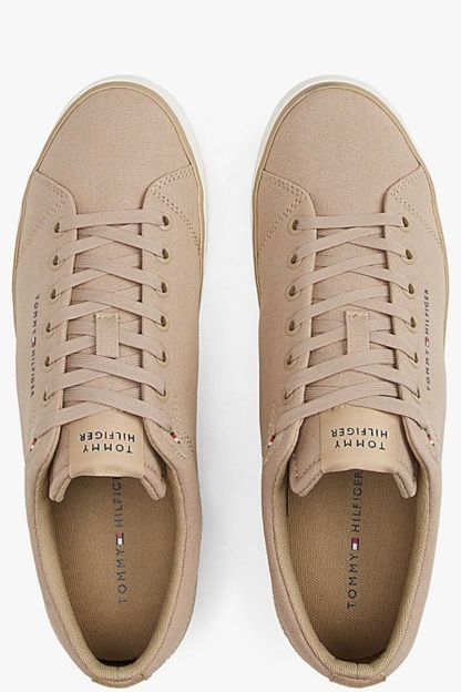 Tothtmmy Hilfigthter 5396 Hi Vulc Canvas Beige