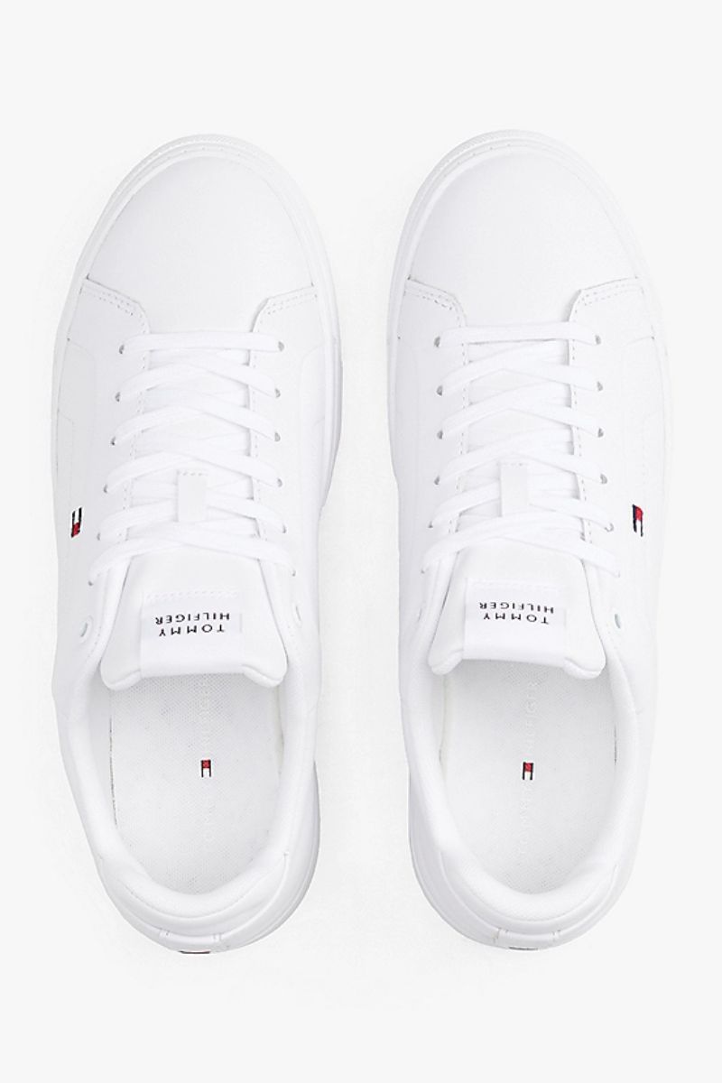 Tothtmmy Hilfigthter 5317 Icon Court Leather Shoe White