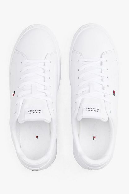 Tothtmmy Hilfigthter 5317 Icon Court Leather Shoe White