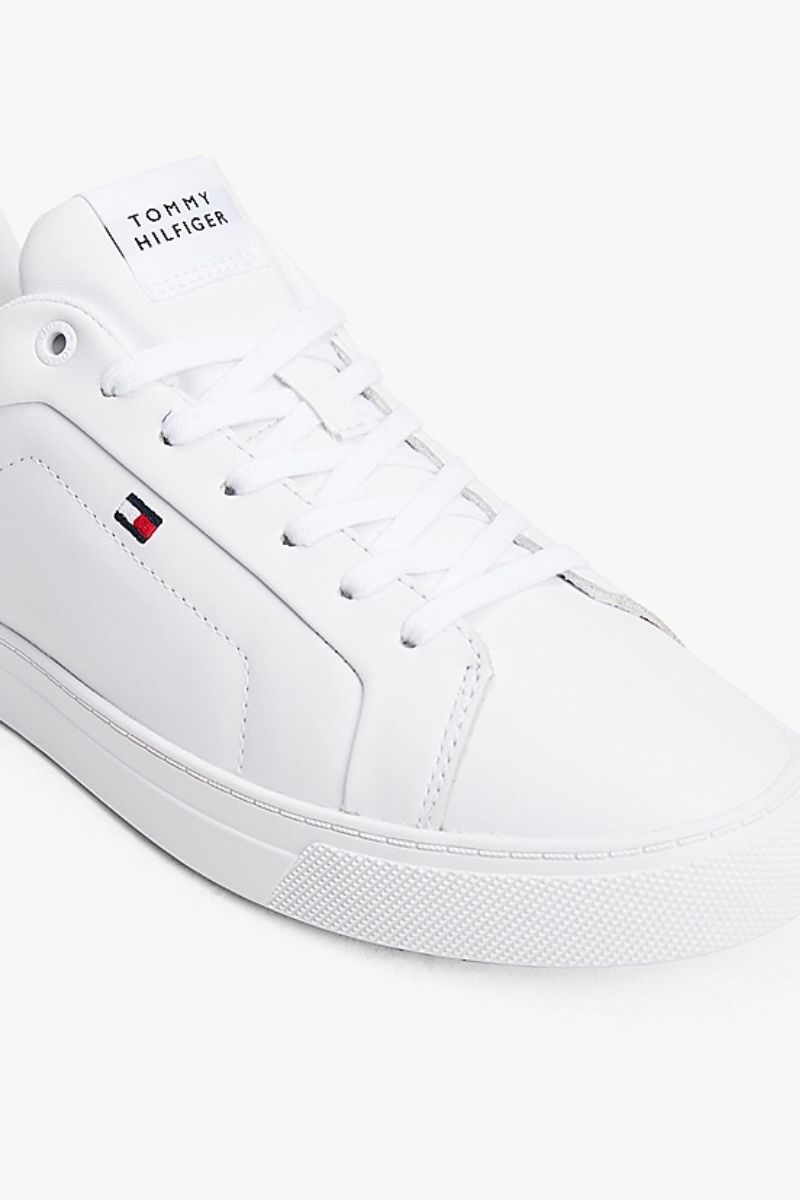 Tothtmmy Hilfigthter 5317 Icon Court Leather Shoe White