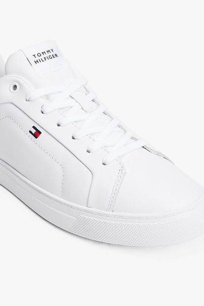 Tothtmmy Hilfigthter 5317 Icon Court Leather Shoe White