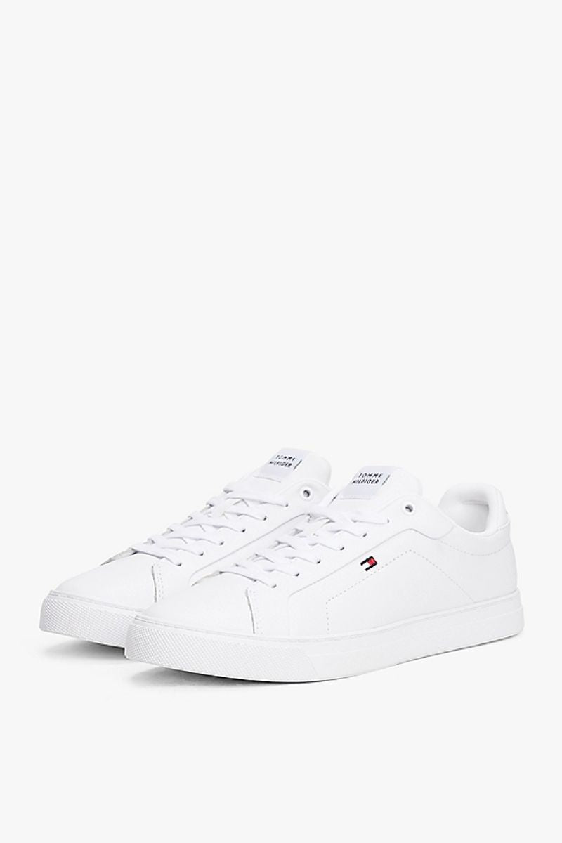Tothtmmy Hilfigthter 5317 Icon Court Leather Shoe White