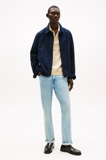 Tothtmmy Hilfigthter Lightweight Ctn Ivy Jacket Navy
